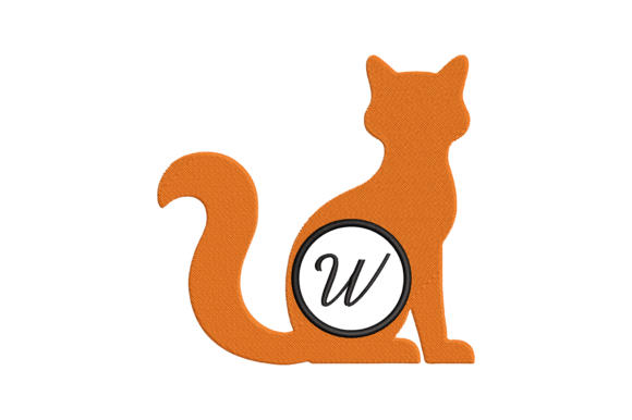 Cat Letter W