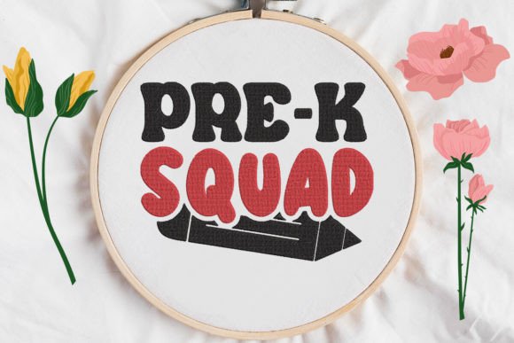 Pre-K Squad First Day Design